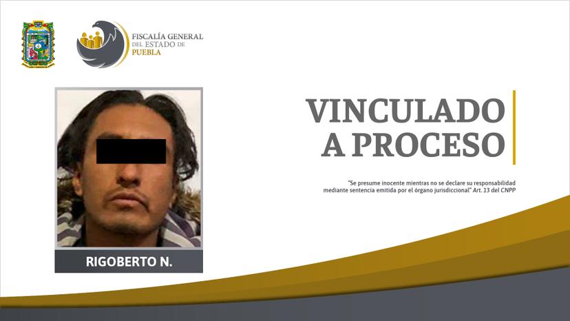 Vinculan a proceso a Rigoberto por hacer tocamientos lascivos a adolescente en Huejotzingo