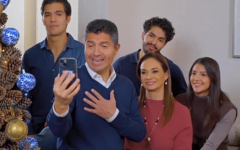 Inicia precampaña Eduardo Rivera con mensaje de Navidad y Año Nuevo