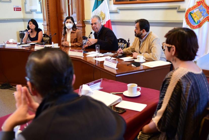 Rivera y empresarios fortalecerán el proyecto de obra del corredor 5 de Mayo