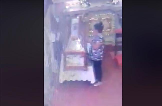 VIDEO Ya no respetan ni a Dios, roban reliquias en Huejotzingo