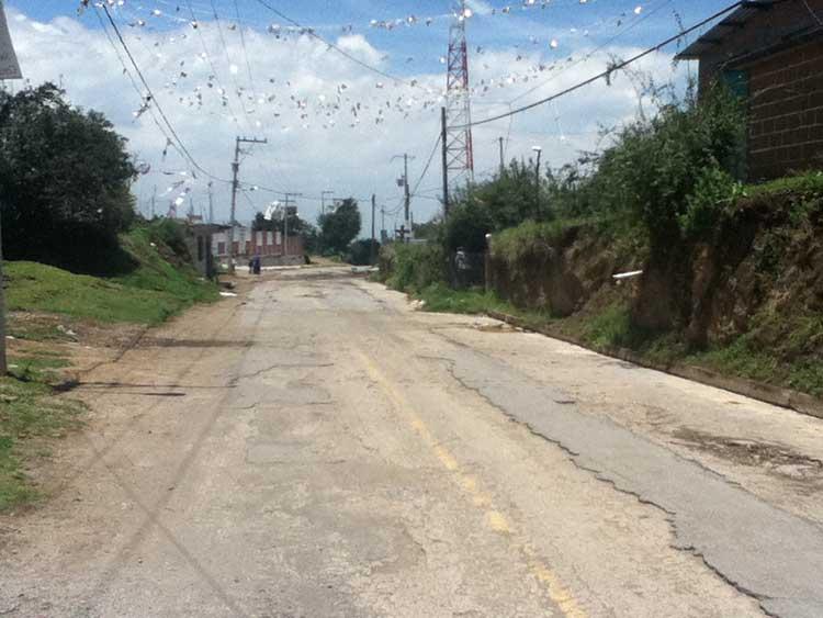 En pésimo estado ruta de evacuación en Nepopualco