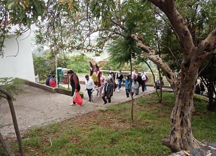 Llega San Miguel Arcángel a capilla del cerro de Atlixco