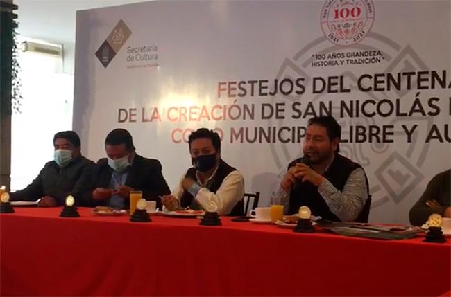 Alistan festejos por el centenario de San Nicolás de los Ranchos