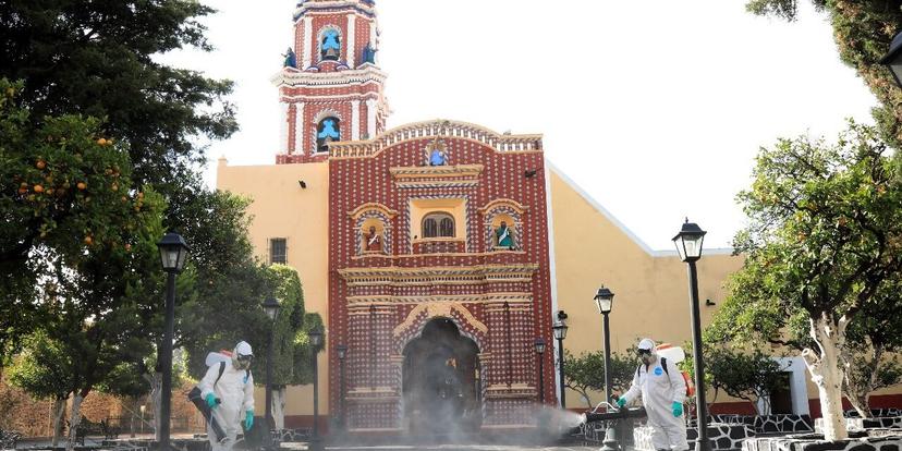 Reforzarán jornadas de desinfección en San Andrés Cholula