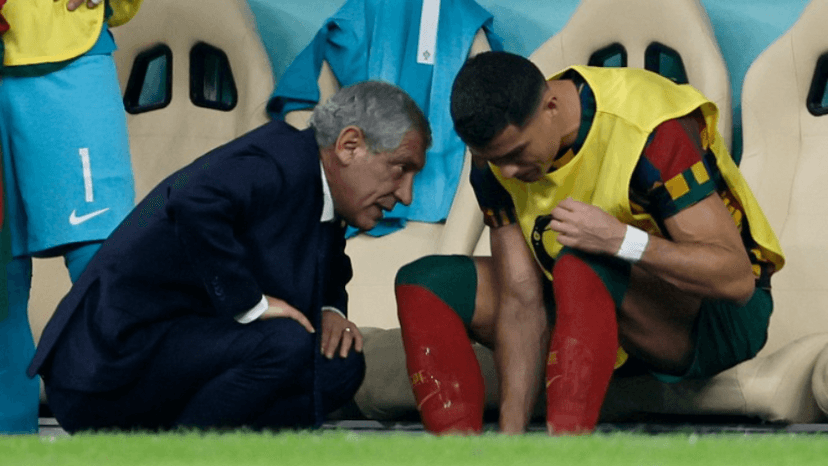 Cristiano Ronaldo no estaba contento, revela Fernando Santos