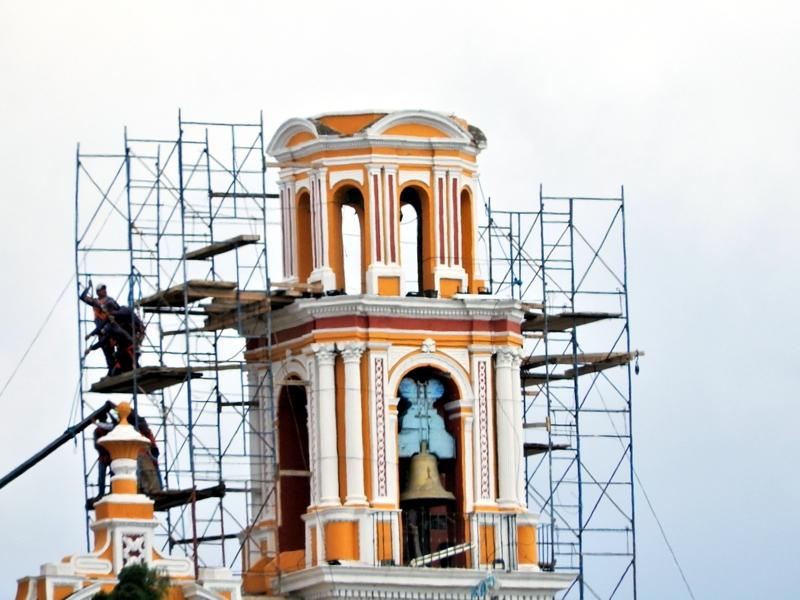 Escalinata de santuario será reparada por San Pedro Cholula