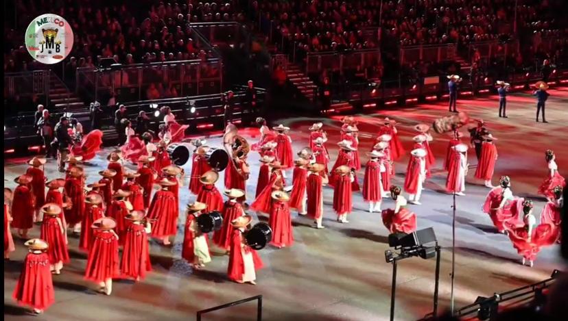 Jaguares Marching Band de Tehuacán se presenta ante la reina Isabel en Escocia