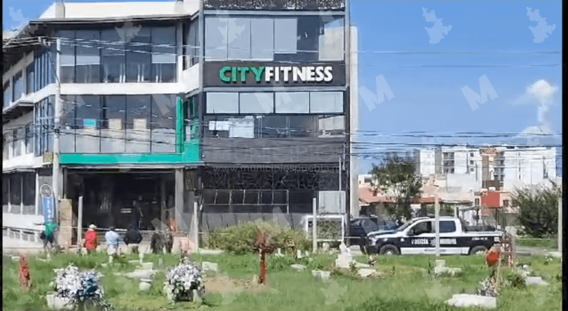 Comando rafaguea del gimnasio City Fitness de Cuautlancingo