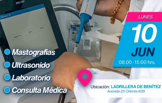 Unidades Preventivas de Salud ofrecerán servicios en Ladrillera de Benítez