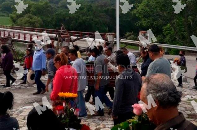 Sepultan a Jaime Pérez, ex aspirante a líder de la CNPR asesinado en Chietla