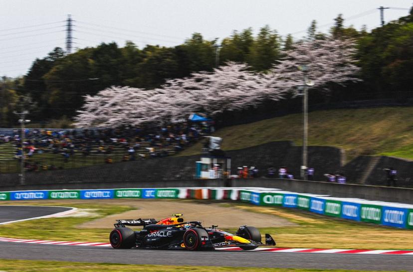 Sergio Pérez saldrá segundo en Japón