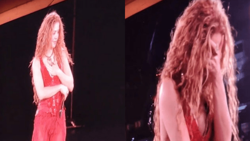 Durante 3er concierto en la CDMX, Shakira llora tras cantar “Antología”