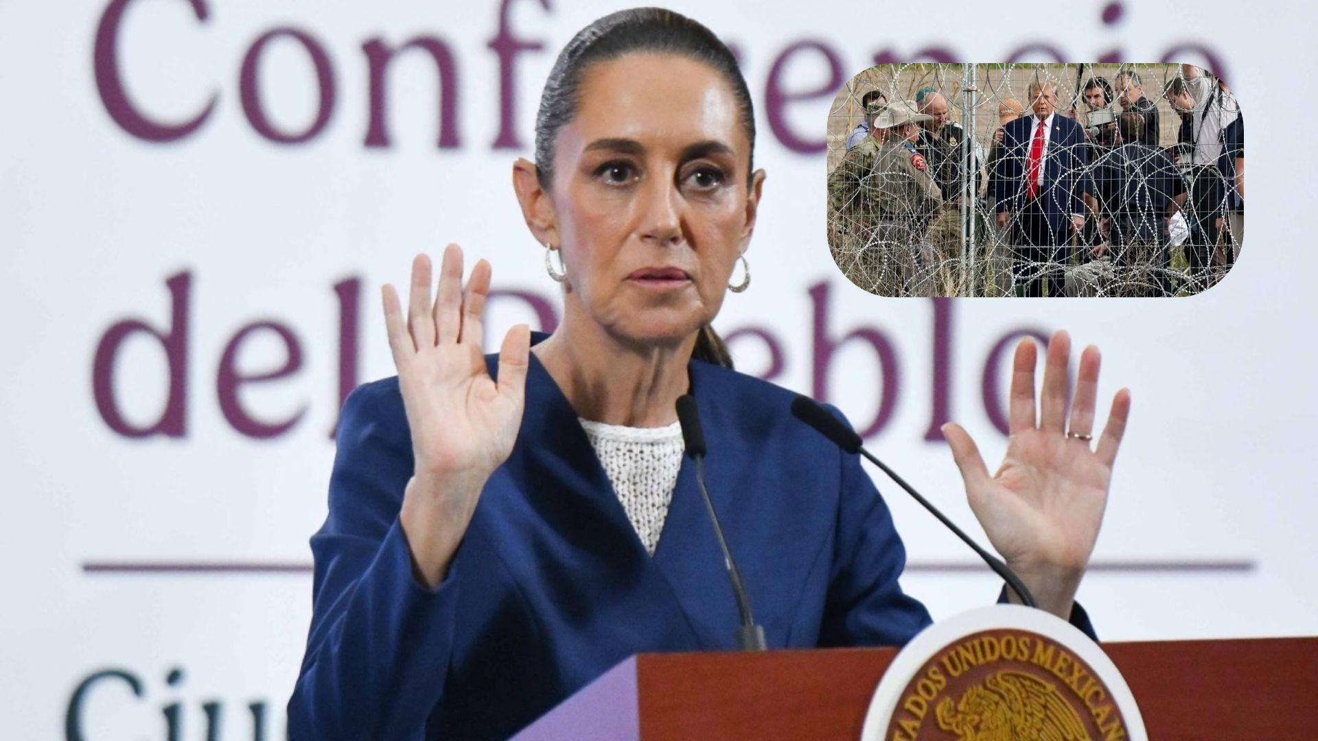 Sheinbaum afirma que no hay crisis migratoria en México; cifras han disminuido 