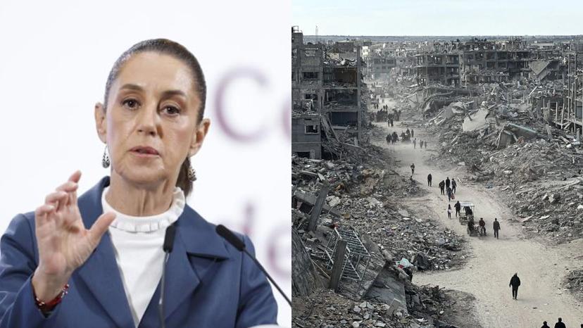 México busca ayudar a construir la paz entre Israel y Palestina: Sheinbaum 
