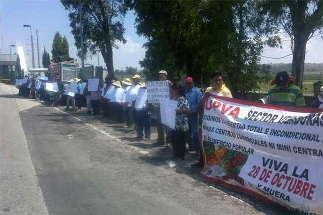 Con protesta en Texmelucan, exigen liberación de Simitrio