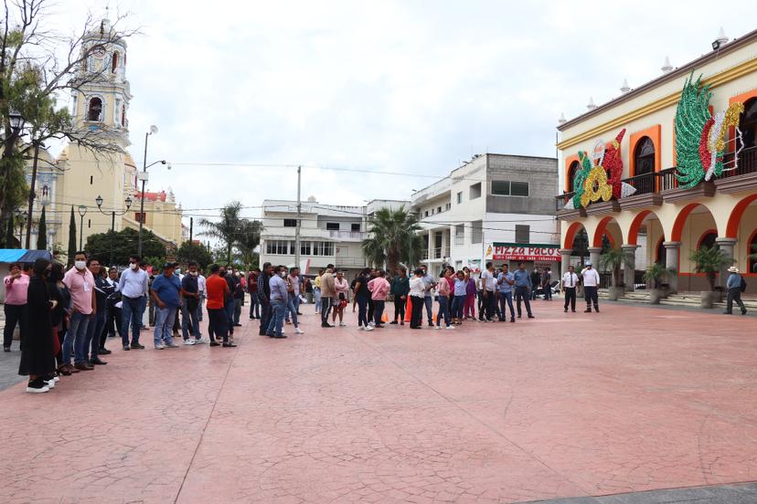 Macrosimulacro de sismo en Tehuacán, con poca participación  