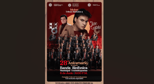 Sinfónica de Texmelucan celebrará su 28 Aniversario con Tributo a dos grandes