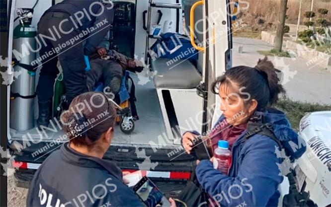 Balean a masculino para robarle su motocicleta en Texmelucan