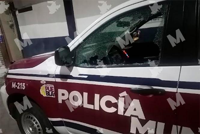 Encapuchados rafaguean comandancia de la policía en Teotlalcingo