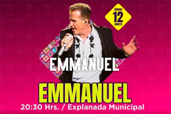 No te pierdas el concierto de Emmanuel mañana en la feria de Zacatlán