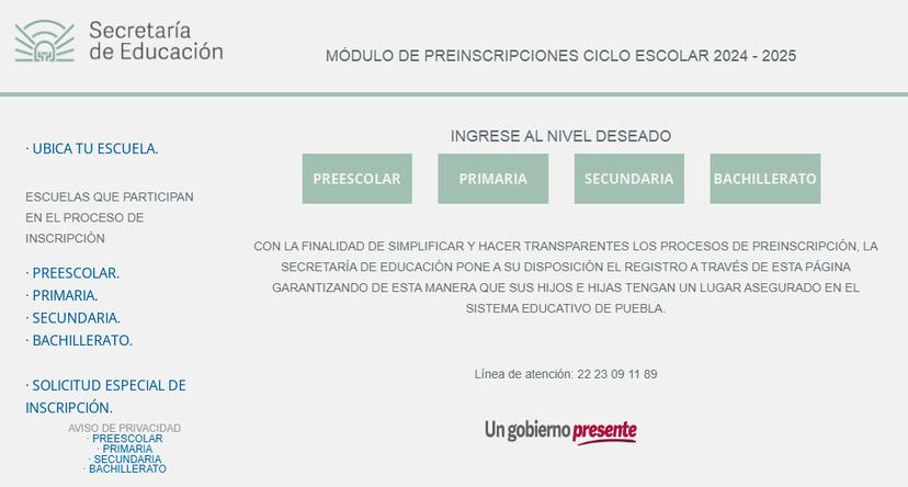 El jueves 29 de febrero concluyen preinscripciones en línea: SEP Puebla 