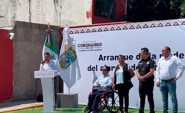 Dan banderazo a la modernización de alumbrado público en Coronango