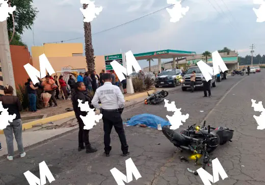 Fallecen dos motociclistas al chocar de frente en Huejotzingo