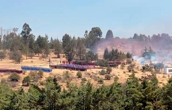 Más de 2 mil participaron en escenificación de Batalla de Puebla por 163 Aniversario