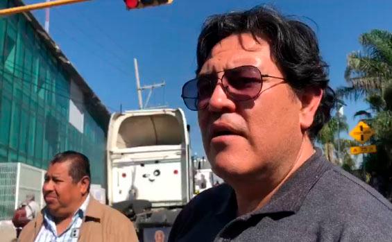 Integrantes de Amotac bloquean accesos al complejo de seguridad de Cuautlancingo