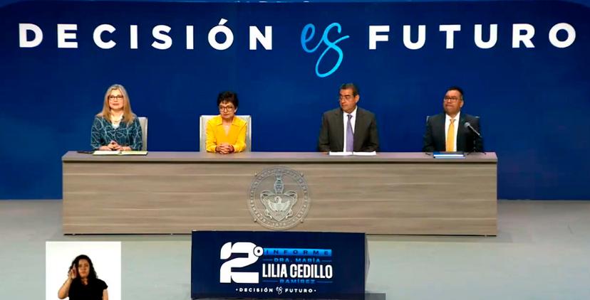 VIDEO Lilia Cedillo rinde segundo informe al frente de la BUAP