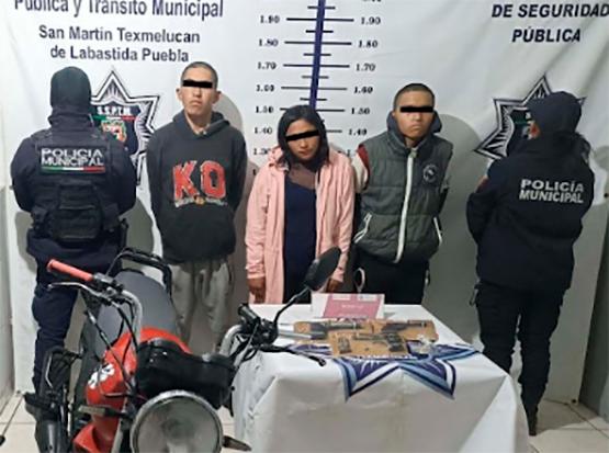 En Texmelucan caen tres sujetos acusados de estar ligados a diversos asaltos