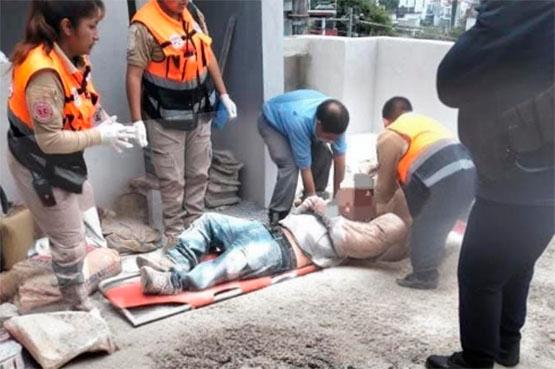 Recibe descarga eléctrica albañil en Chignautla y vive para contarlo