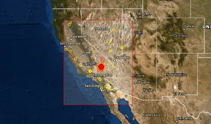 VIDEO Nuevo sismo sacude a California y se siente hasta México