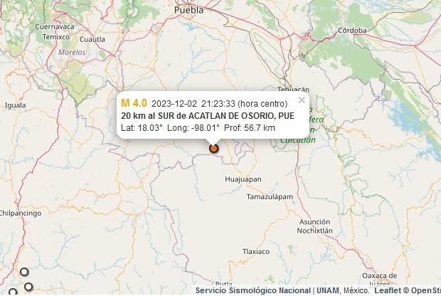 Chiautla de Tapia y Acatlán son epicentros de sismos recientes