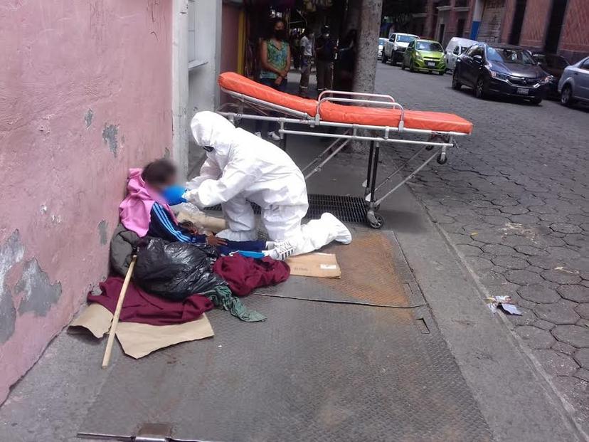 Vivía en la calle, a pasos del zócalo de Puebla