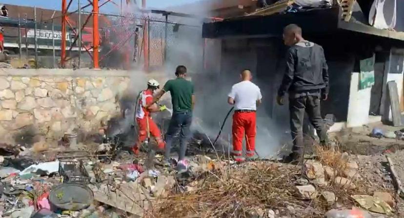 Dos personas en situación de calle resultan con quemaduras, tras incendio en Tehuacán