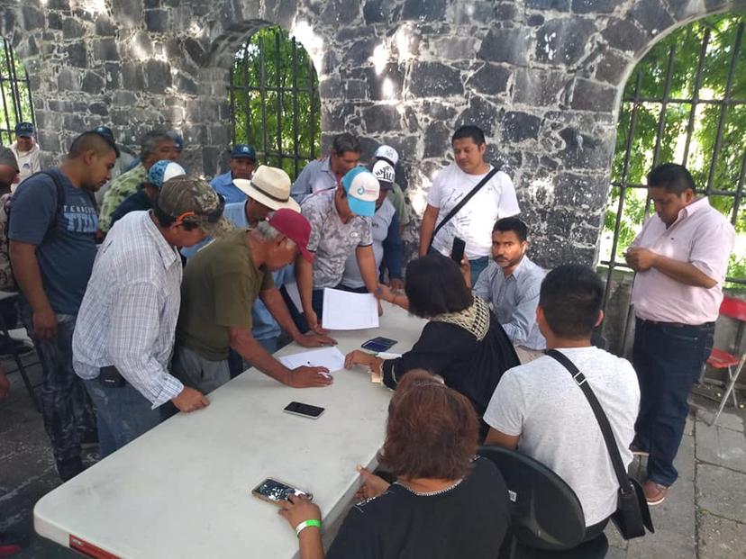 Trabajadores del Sosapamim levantan plantón