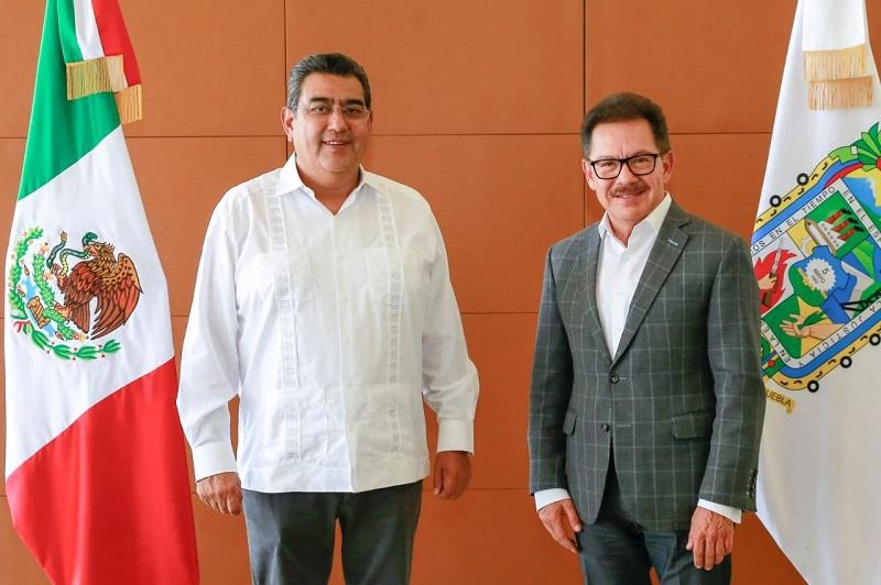 Concretan reunión Sergio Salomón Céspedes e Ignacio Mier