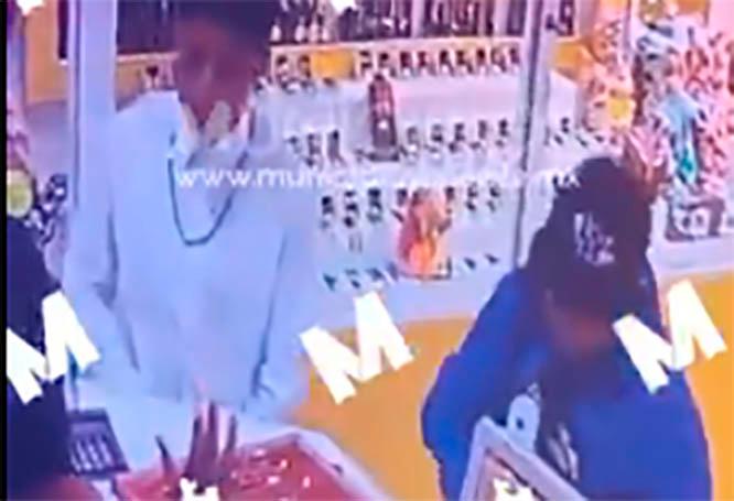 VIDEO Asaltan joyería en San Pedro Cholula  