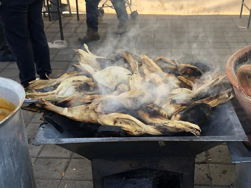 Tradicionales, gourmets y hasta colombianos, en la Feria del Tamal en San Pedro Cholula