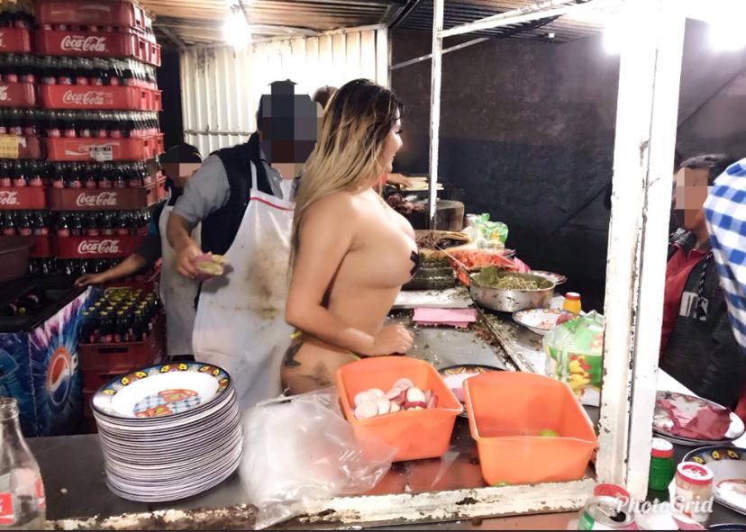 Taco de ojo en Puebla con visita de actriz porno en La Libertad 