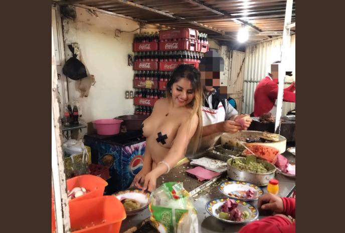 Taco de ojo en Puebla con visita de actriz porno en La Libertad 