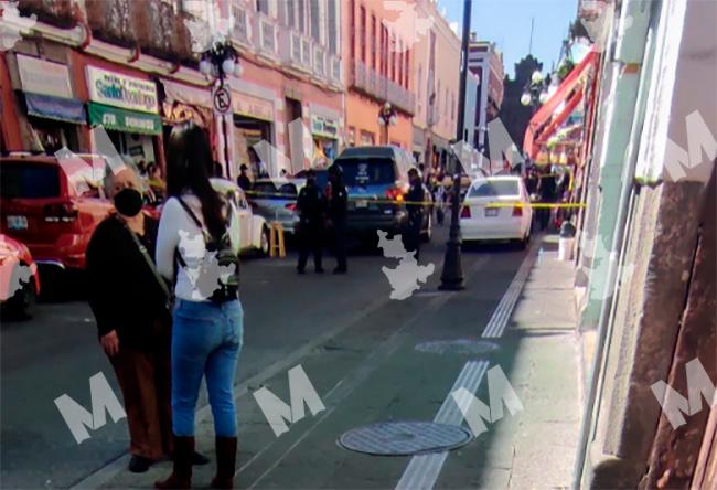 Fallece turista en calles del centro histórico de Puebla