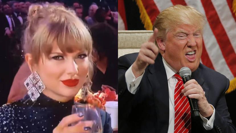 Donald Trump asegura que gracias a él Taylor Swift es irrelevante 