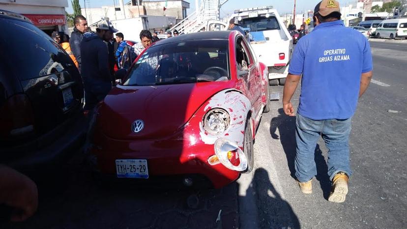 Atropellan a dos policías viales en Tecamachalco