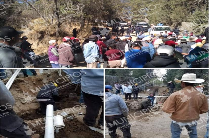 VIDEO Se tensa Teotlalcingo por disputa de agua; piden al edil no intervenir