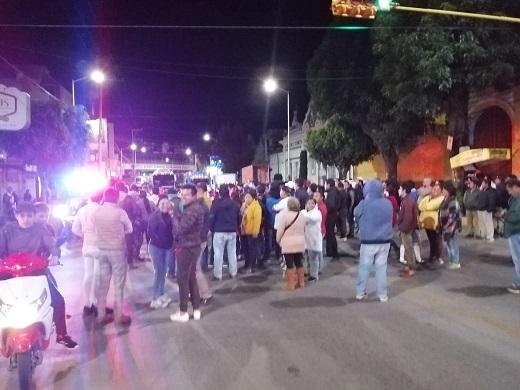 Comerciantes de Texmelucan piden liberación de compañeros detenidos