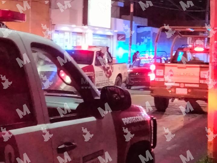 Olor a gas moviliza a cuerpos de seguridad en Texmelucan