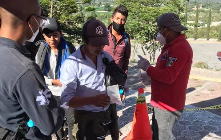 Peregrinos llevan a implementan Operativo en Tlacotepec de Benito Juárez