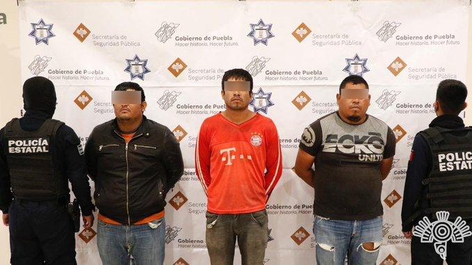 Detienen a tres huachicoleros y narcomenudistas en Tlapanalá